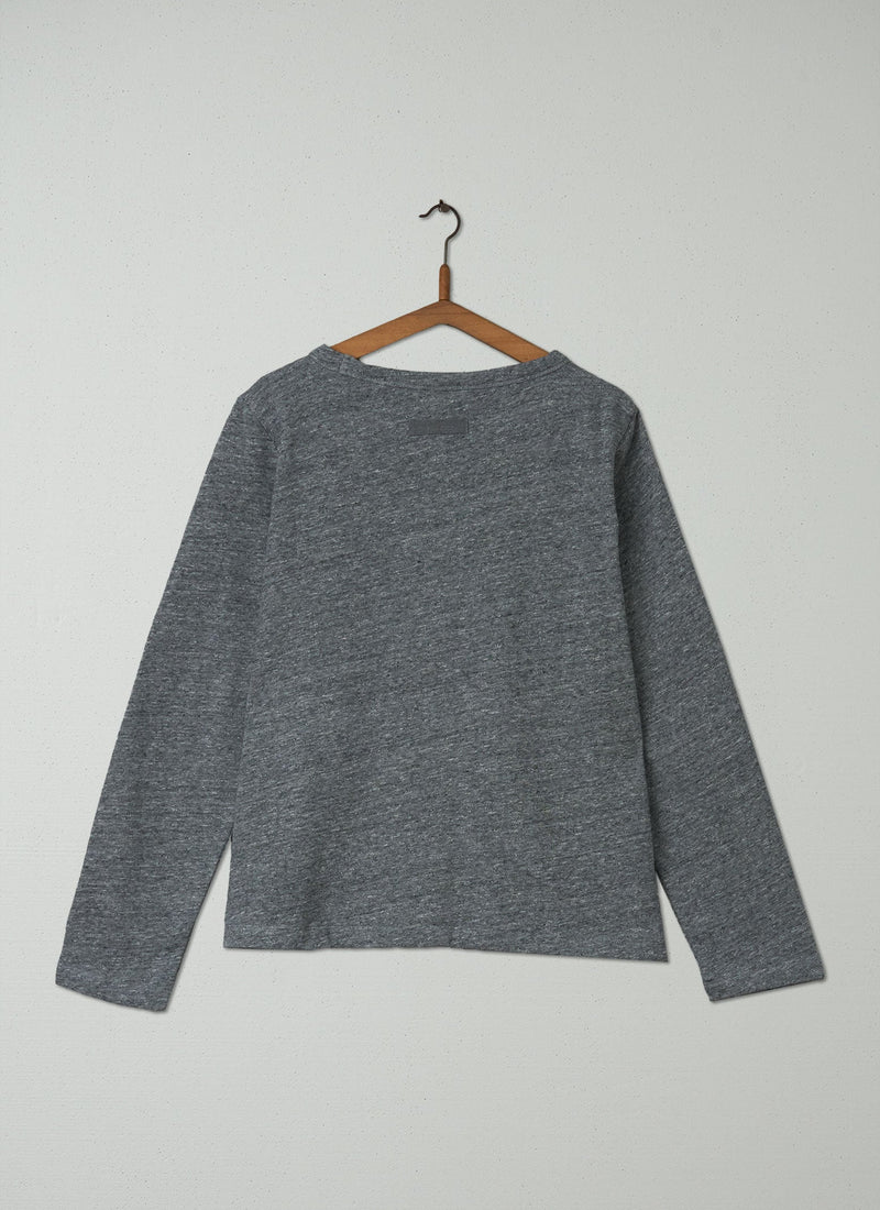Reworn Jersey Sweatshirt Size XL (024) | Grey Melange