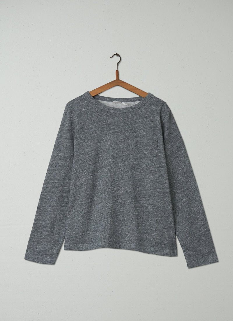 Reworn Jersey Sweatshirt Size XL (024) | Grey Melange