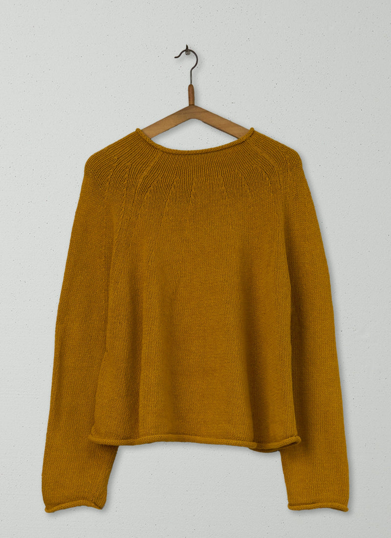 Reworn Cotton Linen Easy Sweater Size LXL (428) | Butternut