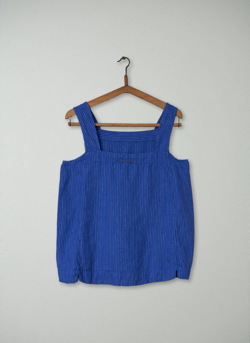 Reworn Patch Pocket Tank Top Size M (134) | Cornflower Blue
