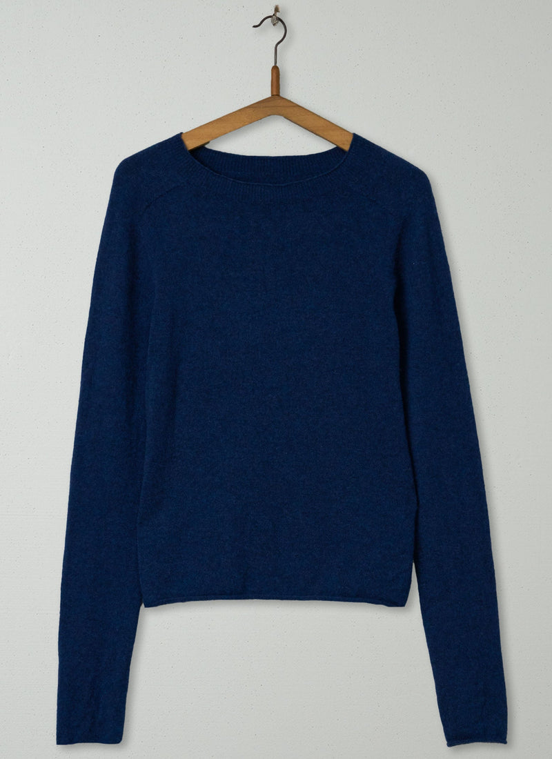 Reworn Wool Cashmere Neat Sweater Size XS (508) | Midnight