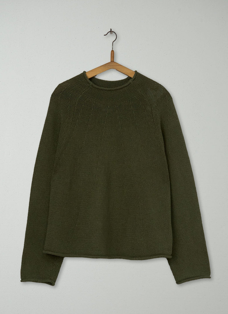 Reworn Cotton Linen Easy Sweater Size SM (408) | Montella