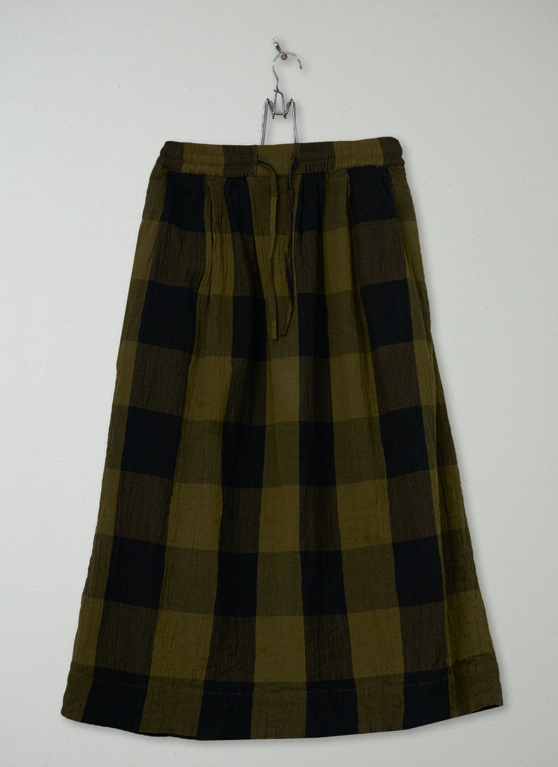 Reworn Crinkle Cotton Skirt Size XXS (375) | Multi