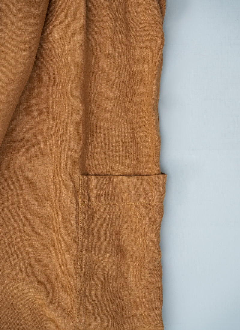 Reworn Linen Trousers Size M (239) | Toffee