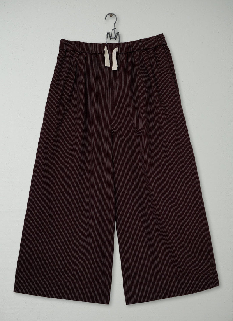 Reworn Stripe Cotton Trousers Size S (1451) | Multi