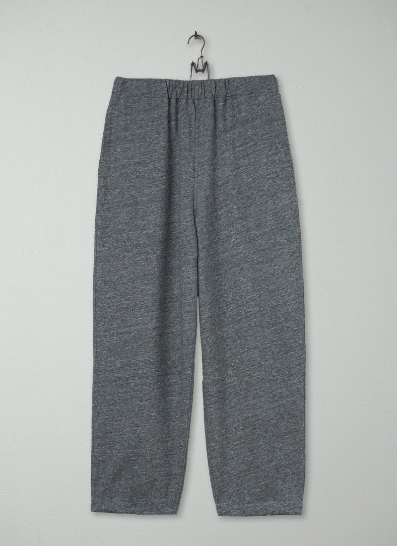 Reworn Brushed Back Jersey Trousers Size L (1450) | Grey Melange