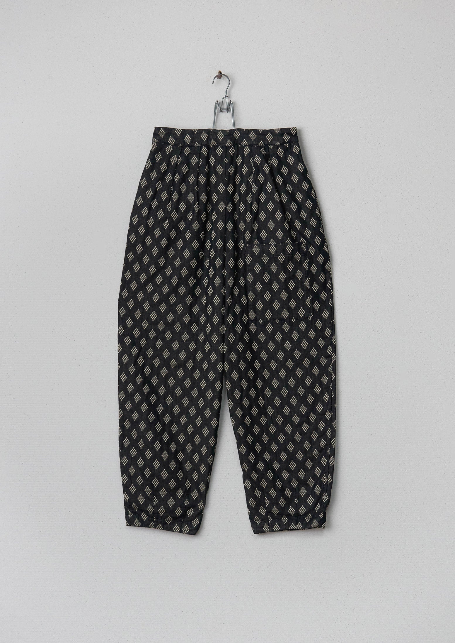 Reworn Diamond Stripe Trousers Size XS (008) | Ink/Stone