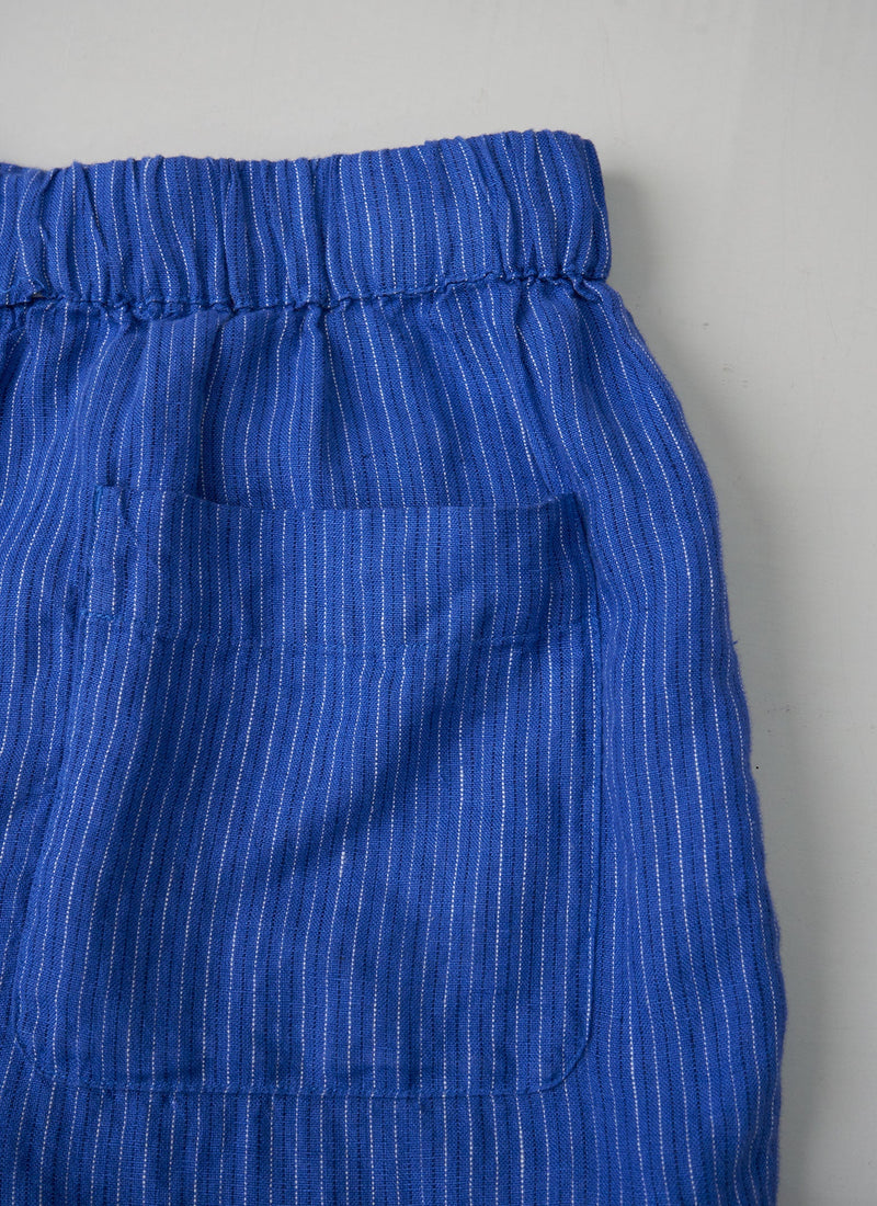 Reworn Patch Pocket Shorts Size S (155) | Cornflower Blue