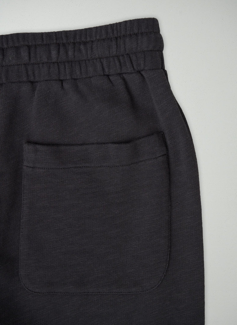 Reworn Loop Back Jersey Trousers Size M (240) | Charcoal