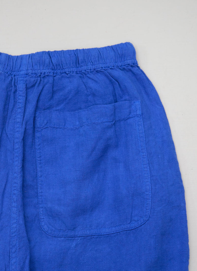 Reworn Linen Trousers Size M (1314) | Sapphire