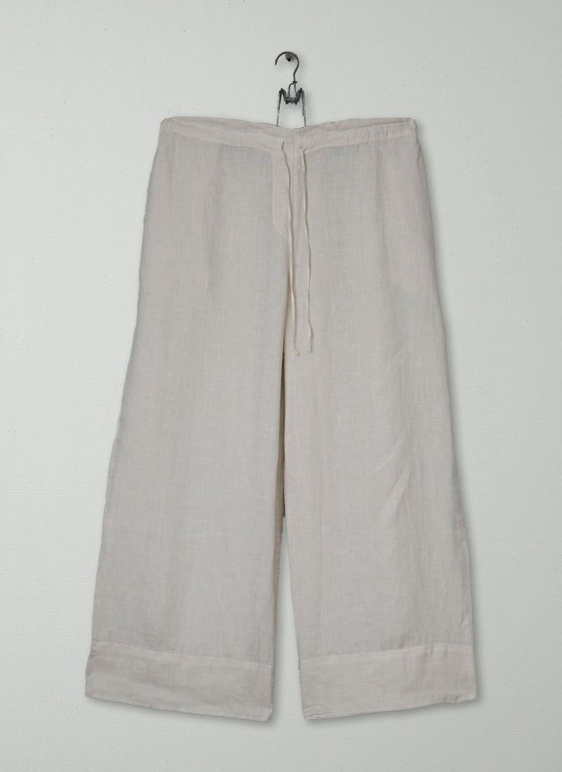 Reworn Linen Trousers Size XL (1236) | Oat