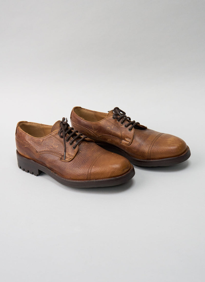 Reworn Mens Cheaney Eliot Derby Size 9 (015) | Brown