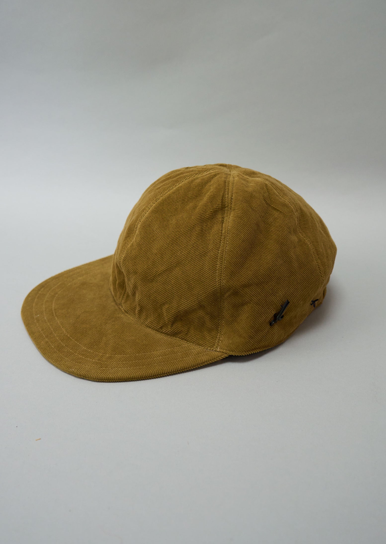 Reworn Mens Fine Corduroy Cap One Size (028) | Ochre