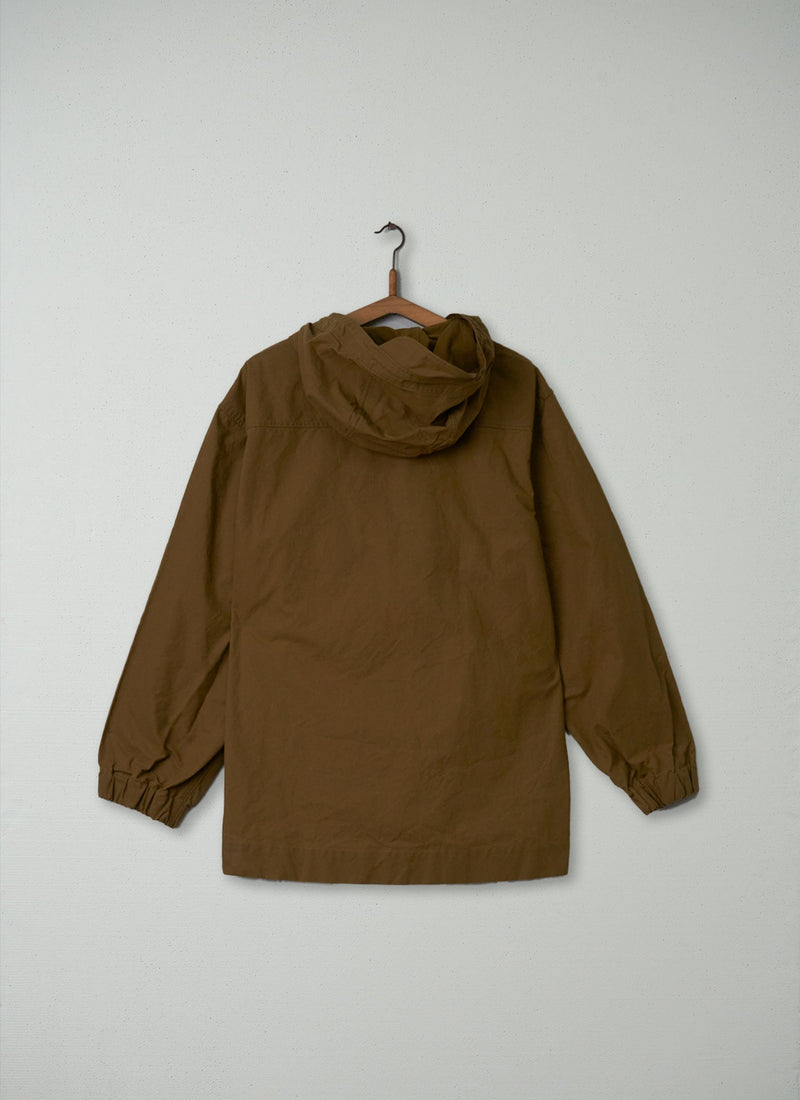 Reworn Mens Waxed Cotton Anorak Size M (008) | Breen