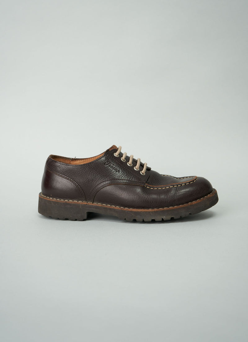Reworn Mens Fracap Shoes Size 42 (005) | Dark Brown