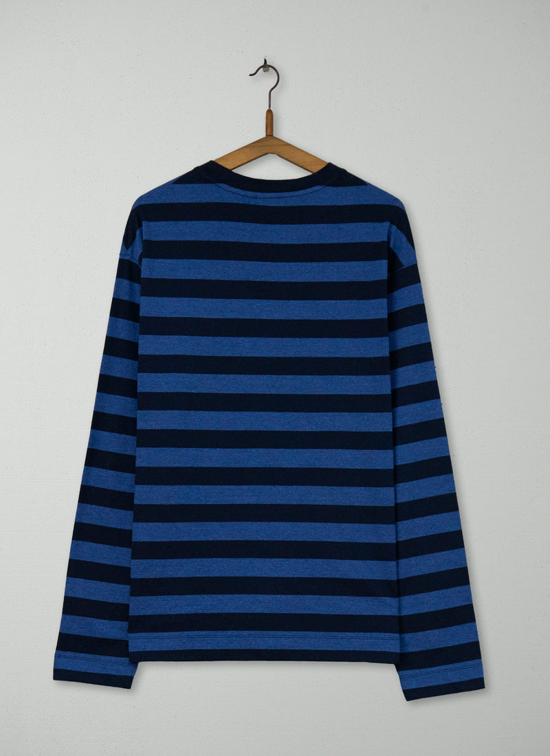Reworn Mens Stripe Jersey Top Size M (010) | Multi