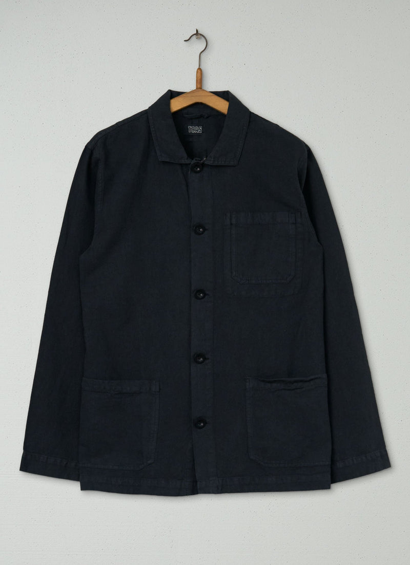 Reworn Mens Arlo Jacket Size S (043) | Washed Black