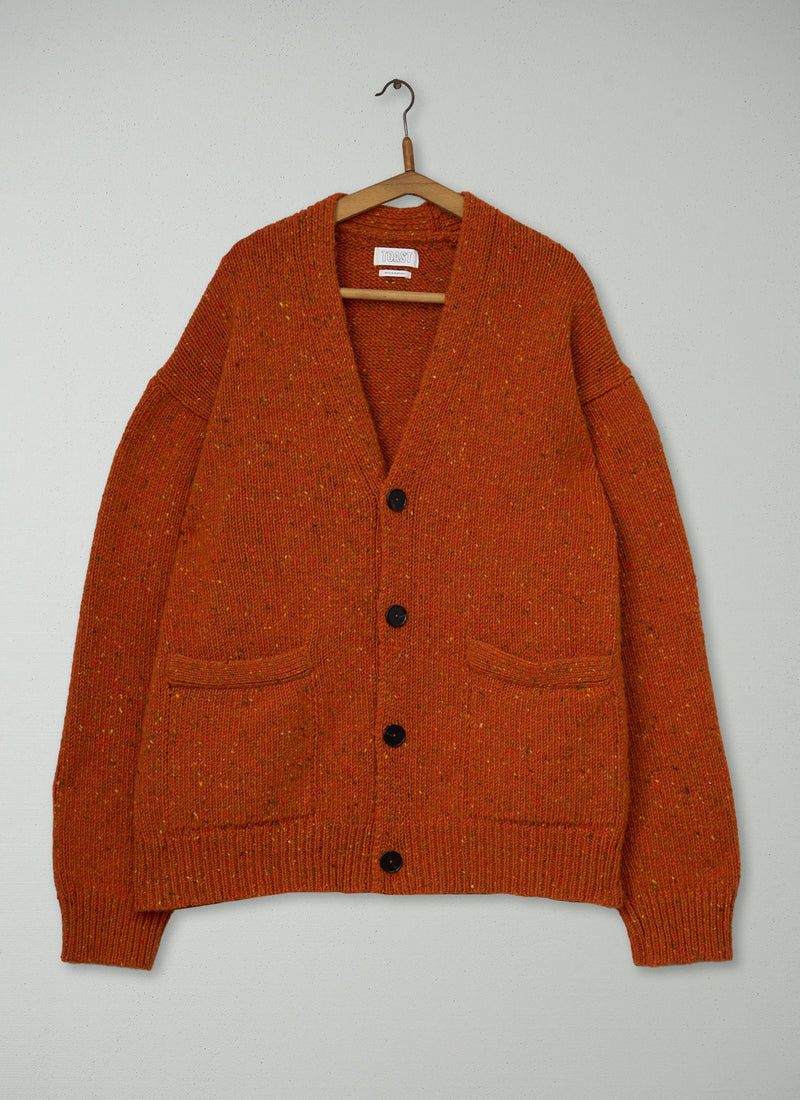 Reworn Mens Donegal Cardigan Size XL (045) | Wild Carrot