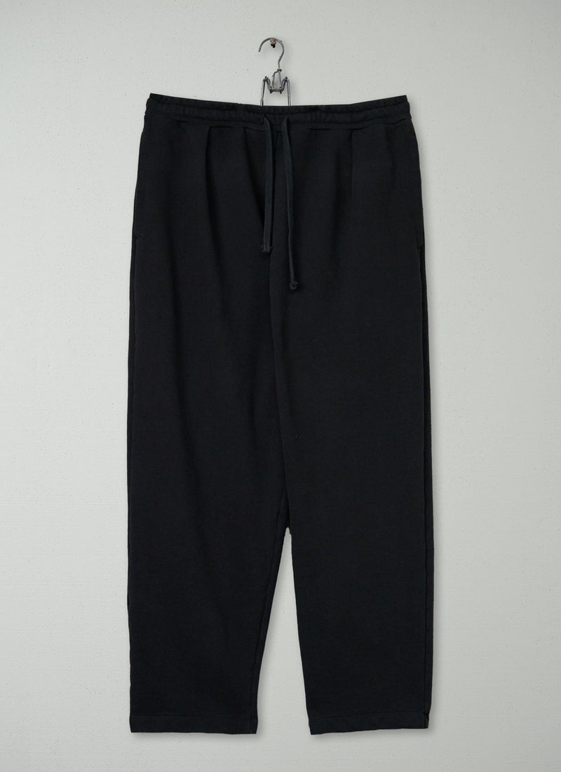 Reworn Mens Jersey Jogger Lounge Size L (66) | Black Pepper