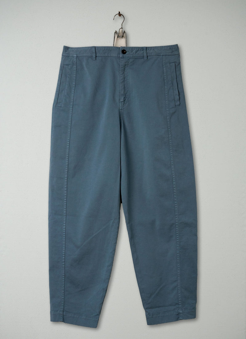 Reworn Mens Noah Elasticated Trousers Size L (011) | Washed Blue