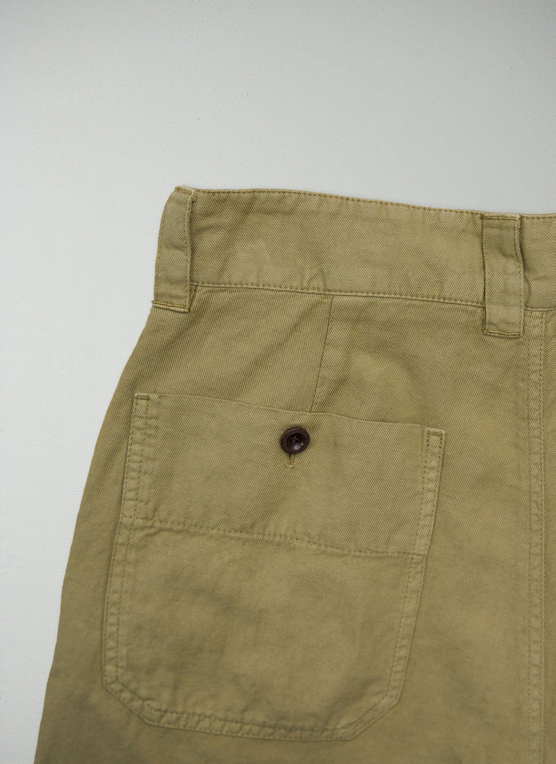 Reworn Straight Leg Trousers Size S (046) | Drift Wood
