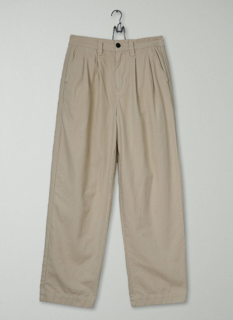 Reworn Mens Bill Trousers Size 28 (091) | Sand