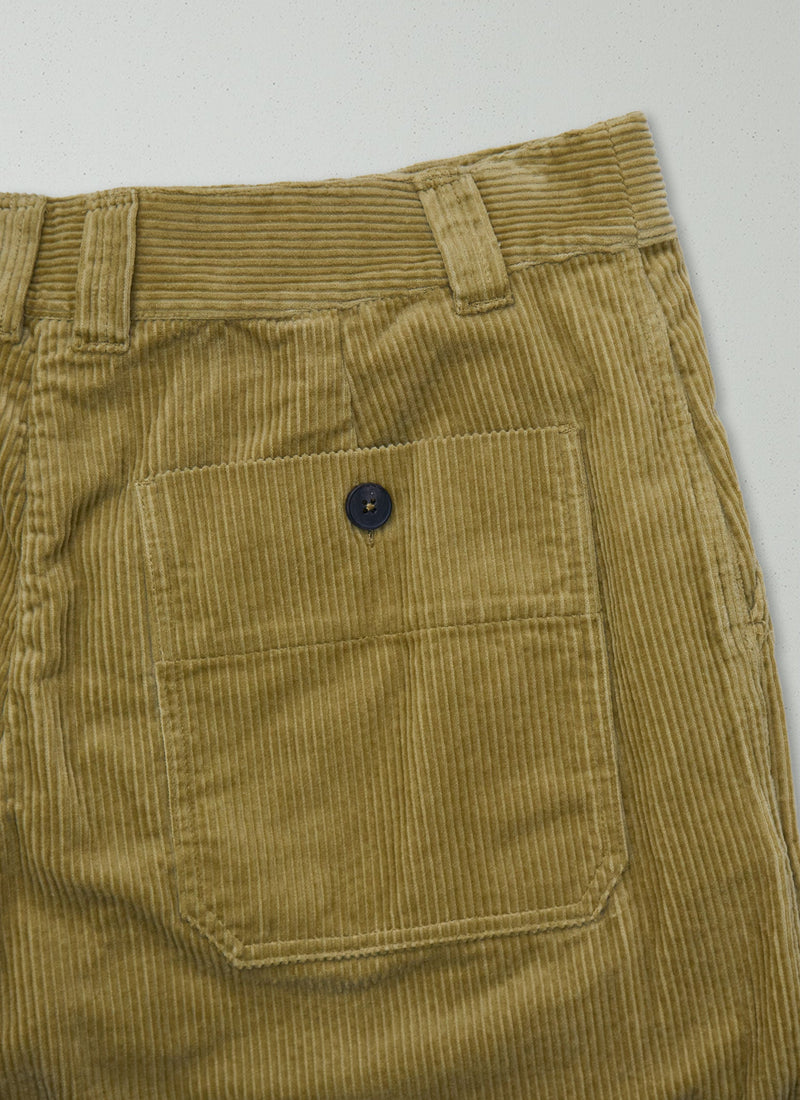 Reworn Mens Rory Cord Trousers Size 32 (034) | Golden Sand