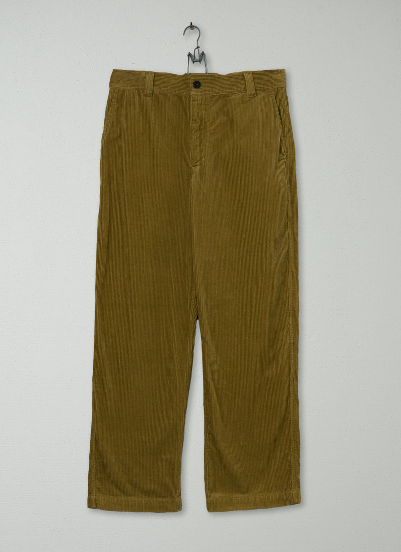 Reworn Mens Rory Cord Trousers Size 32 (034) | Golden Sand