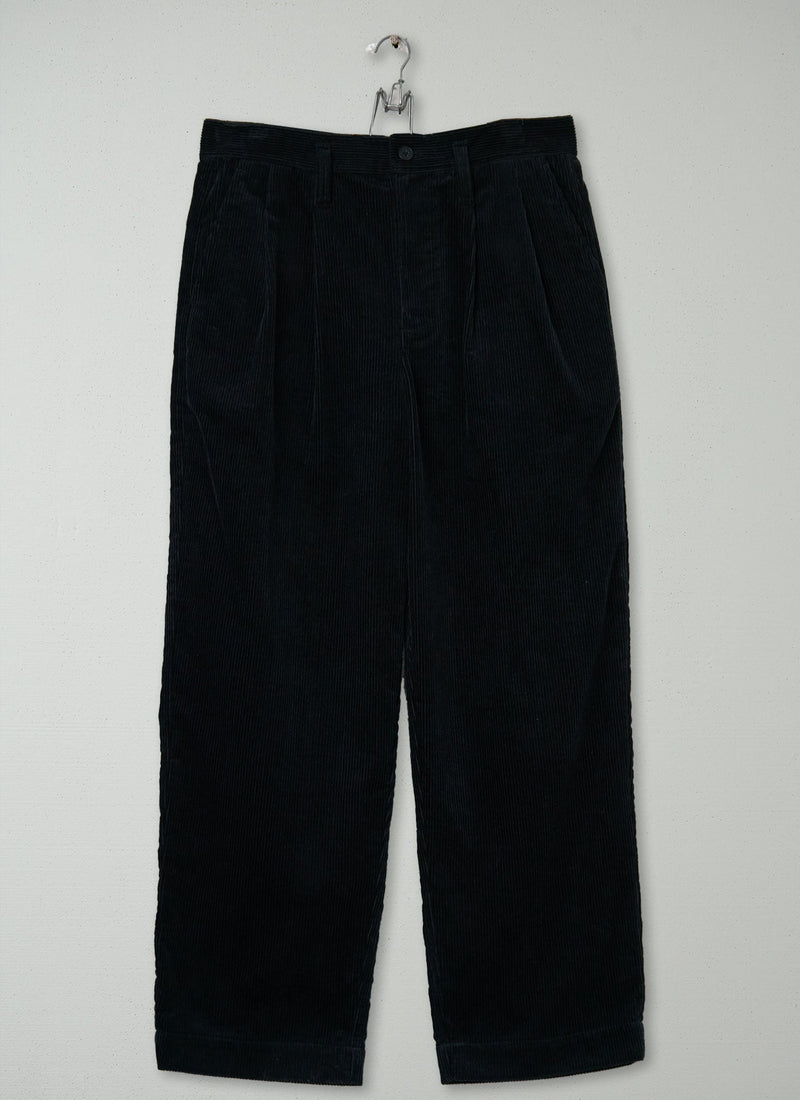 Reworn Mens Cord Trousers Size 32 (100) | Anthracite