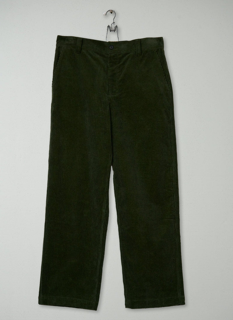 Reworn Mens Cord Trousers Size 32 (096) | Pine