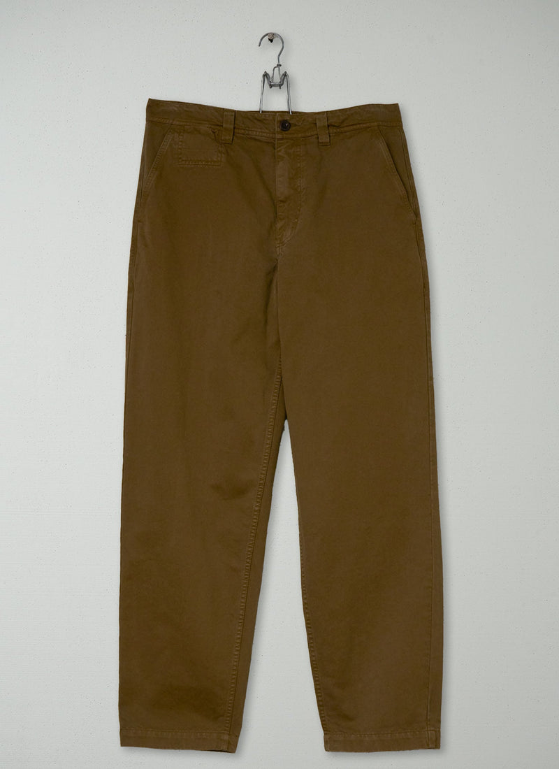 Reworn Mens Cotton Twill Trousers Size 32 (089) | Bronze