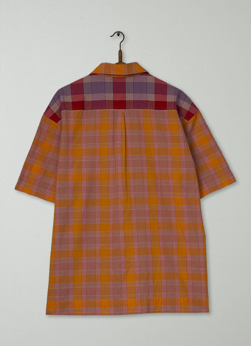 Reworn Mens Check Shirt Size M (037) | Multi