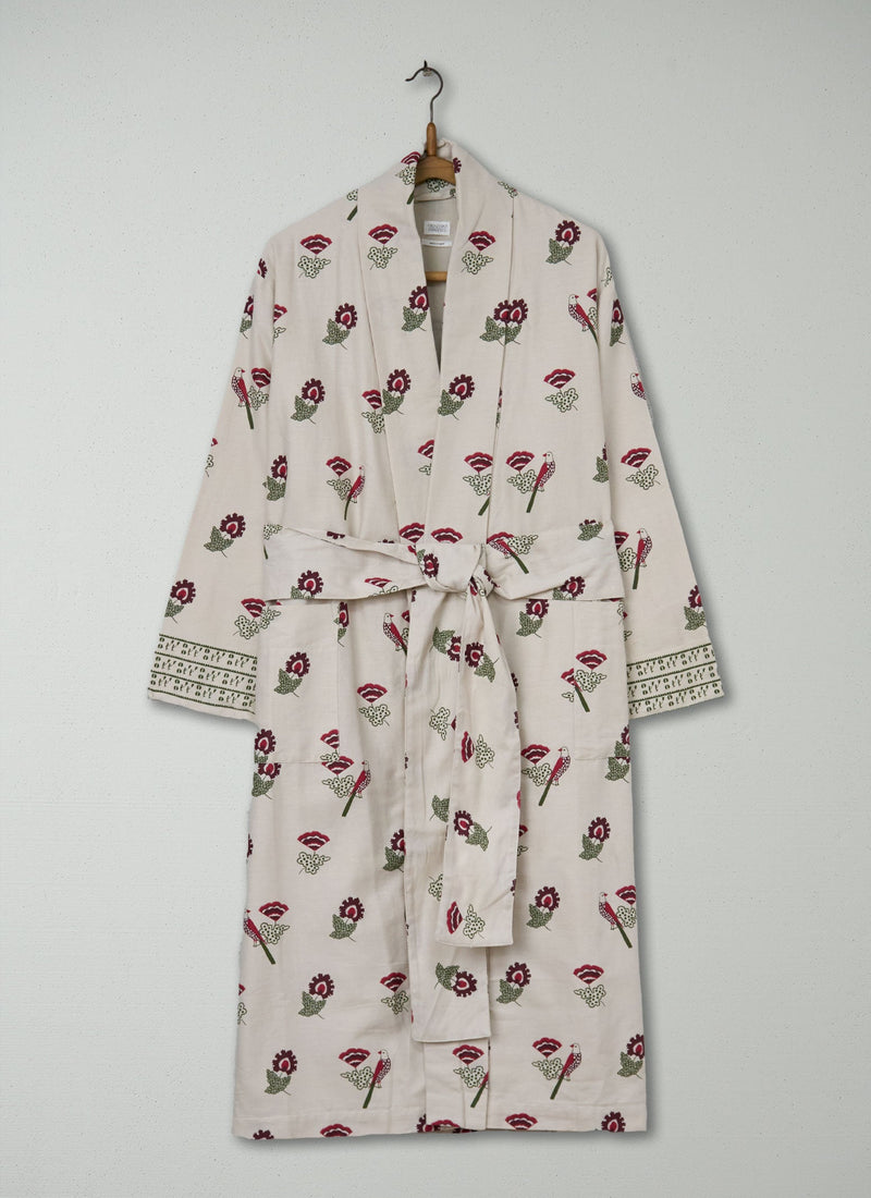 Reworn Brushed Cotton Gown Size XS (045) | Multi