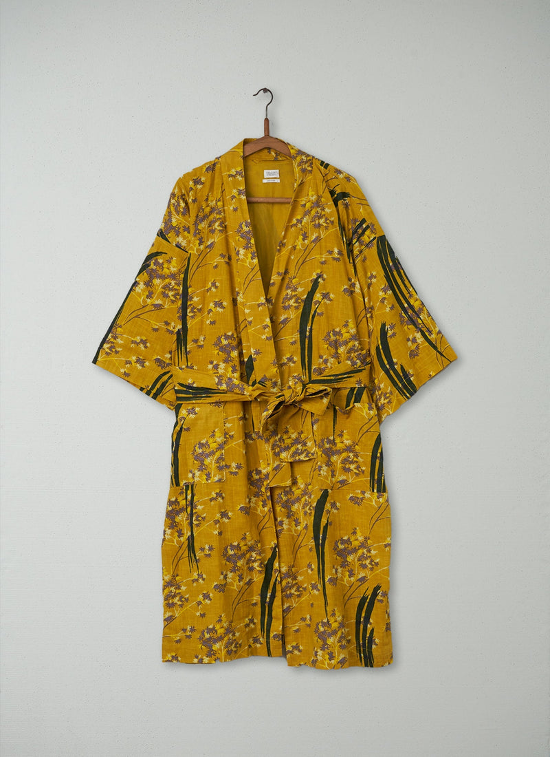 Reworn Printed Cotton Gown Size M (008) | Sunflower