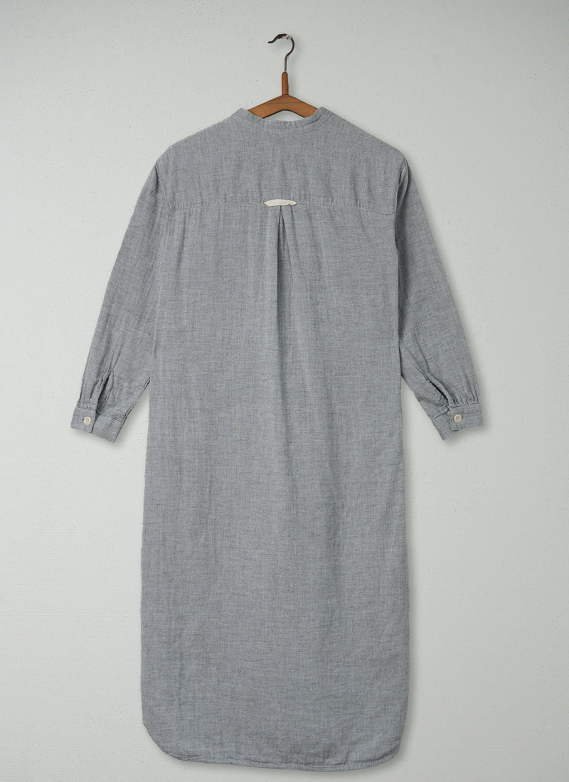Reworn Cotton Nightdress Size XS (032) | Grey Melange