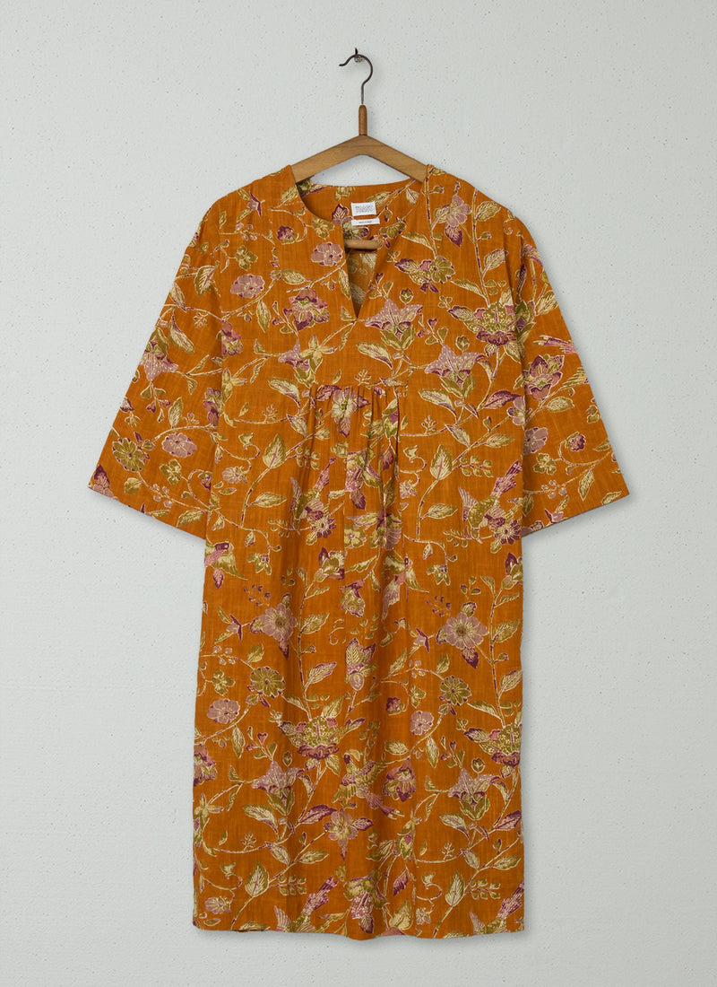 Reworn Ukiyo Print Cotton Dhuggie Size XS (172) | Multi