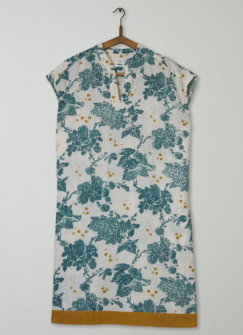 Reworn Cluster Print Nightdress Size M (206) | Multi