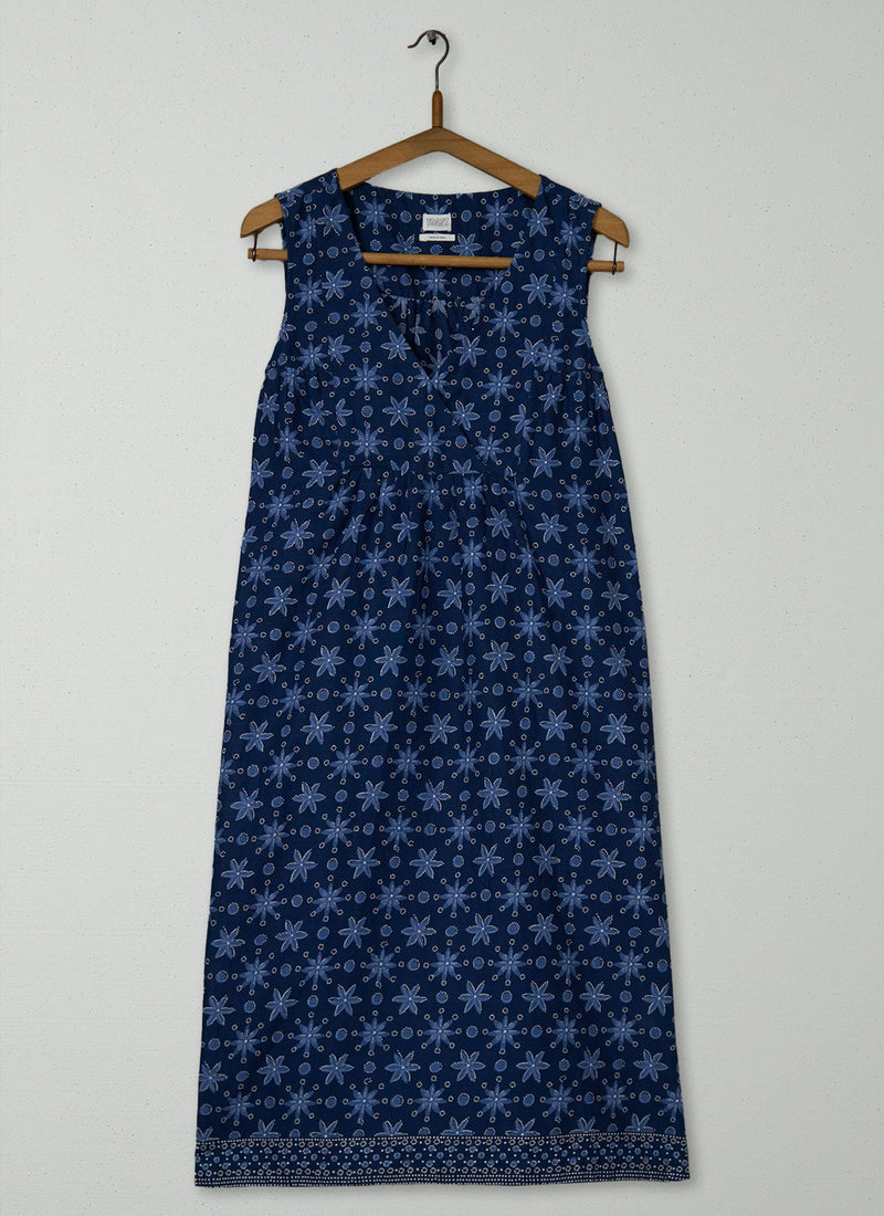 Reworn Starfish Print Nightdress Size S (285) | Multi