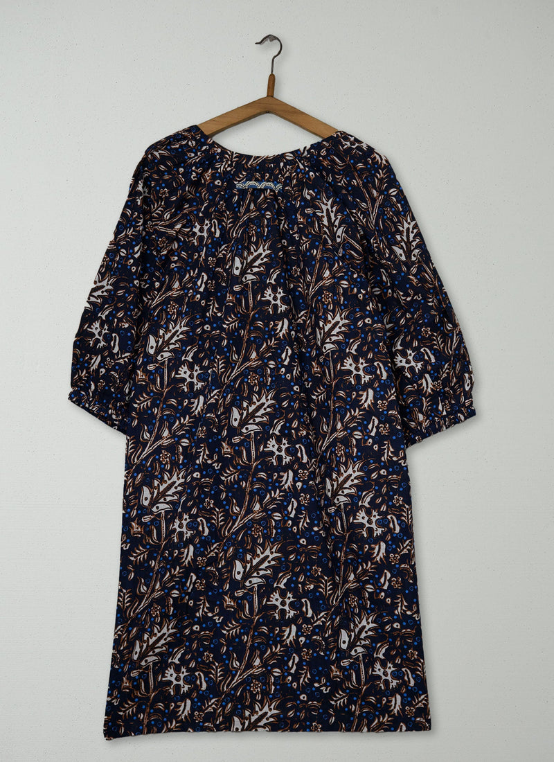 Reworn Floral Print Lounge Dress Size S (310) | Multi