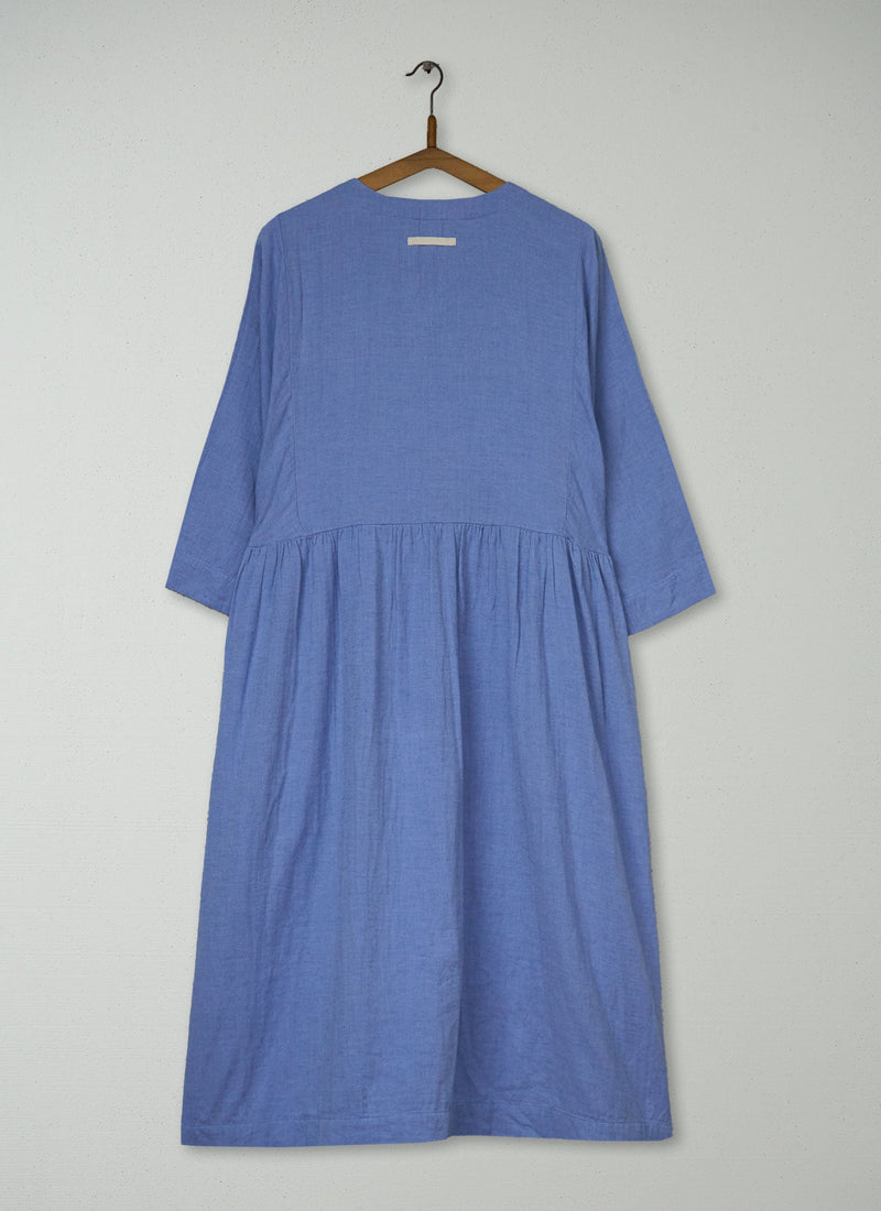 Reworn Cotton Nightdress Size XL (223) | Chambray