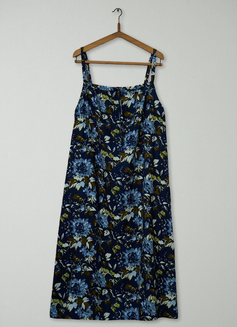 Reworn Dahlia Print Nightie Size M (265) | Multi