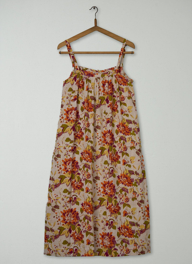 Reworn Dahlia Print Nightie Size XL (216) | Multi
