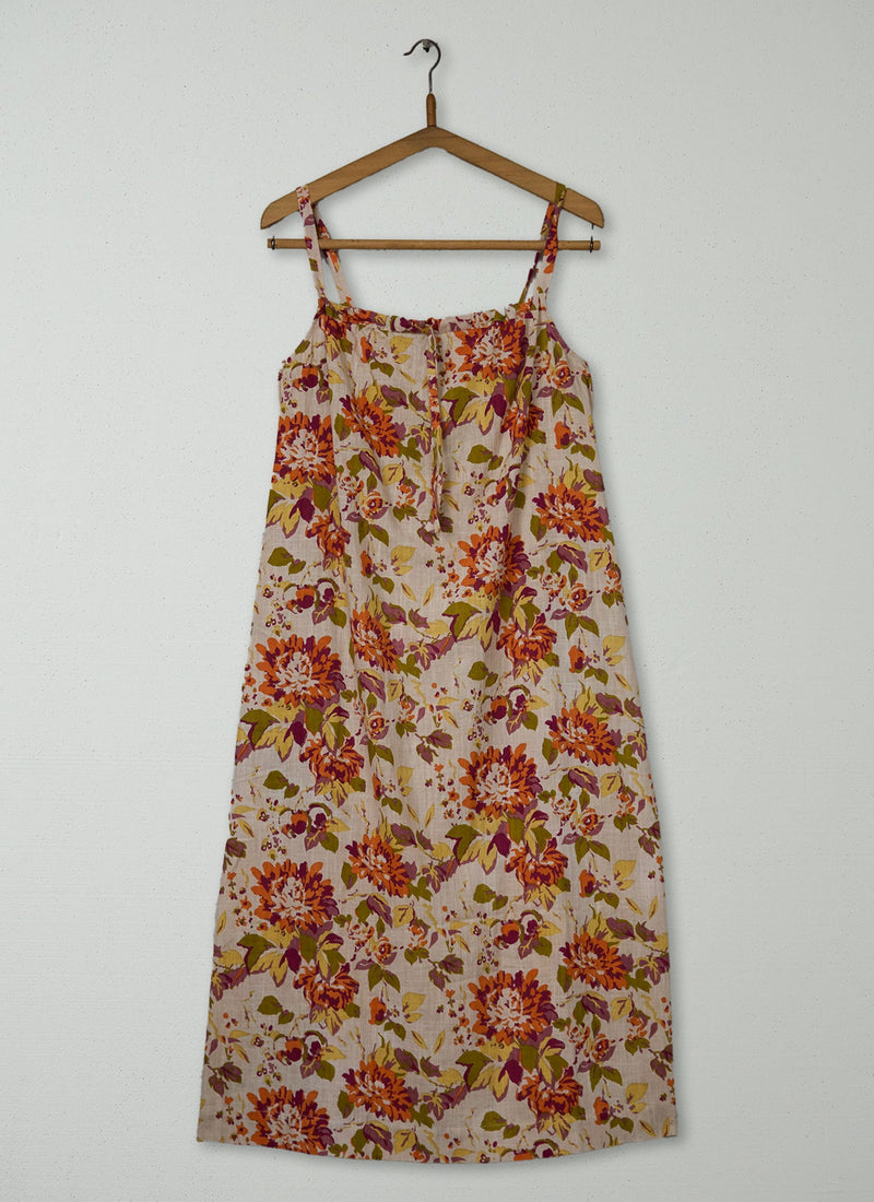 Reworn Dahlia Print Nightie Size XL (216) | Multi