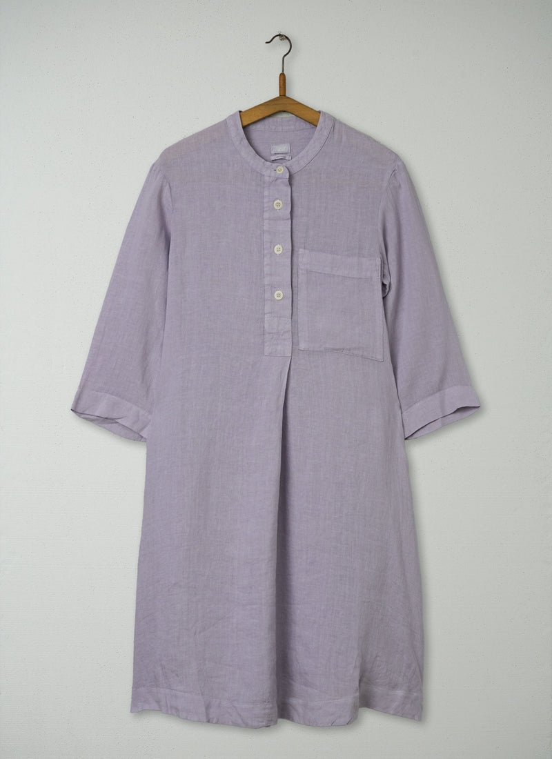 Reworn Half Placket Night Shirt Size M (264) | Blue Stone