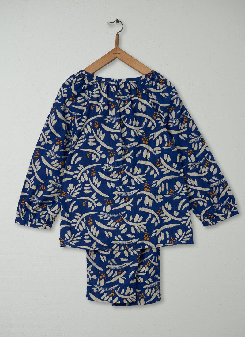 Reworn Twig Print PJs Size XS (020) | Multi