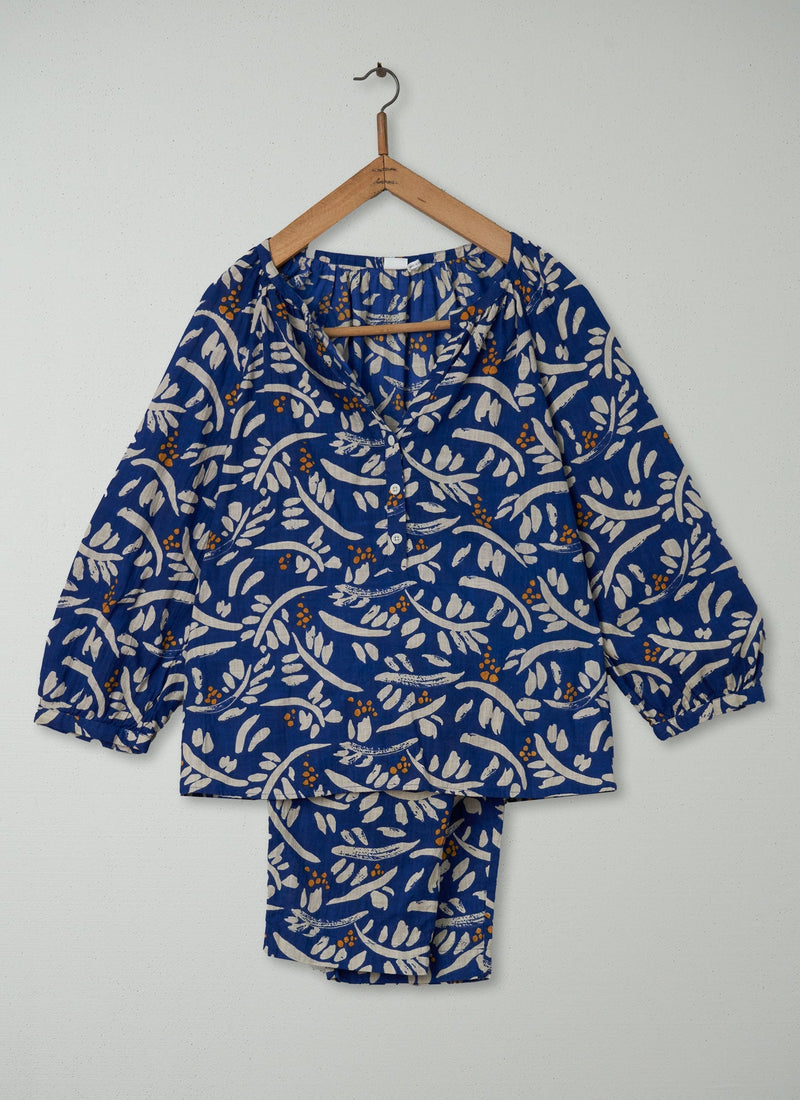 Reworn Twig Print PJs Size XS (020) | Multi