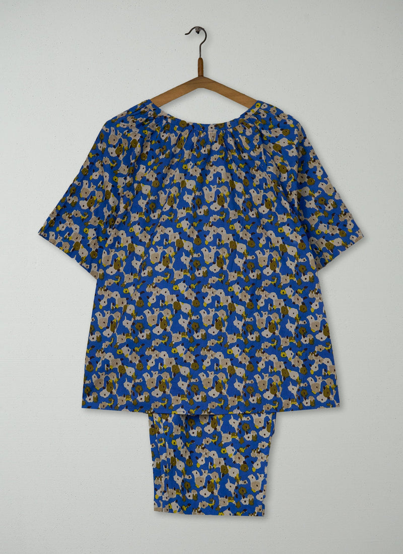 Reworn Windflower Print Pyjamas Size XL (236) | Multi