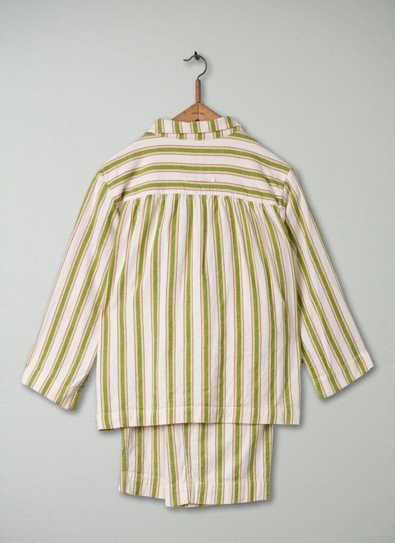Reworn Cotton Flannel Pyjamas Size S (021) | Multi