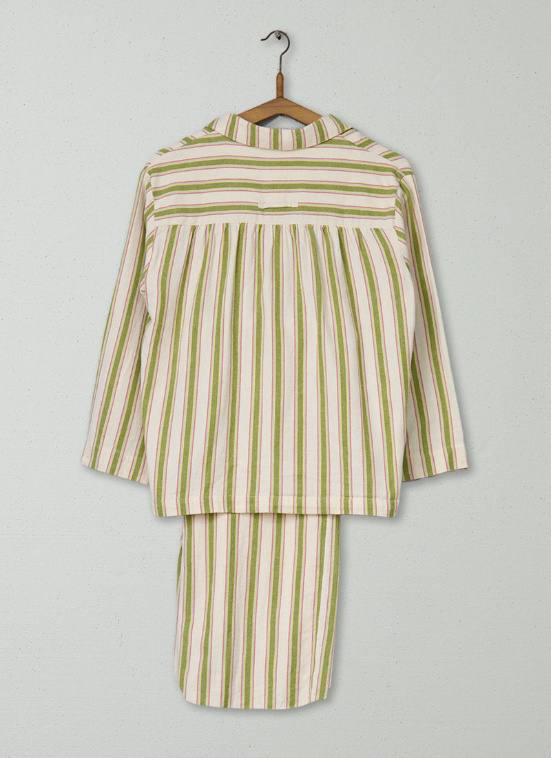 Reworn Cotton Flannel Pyjamas Size S (289) | Multi