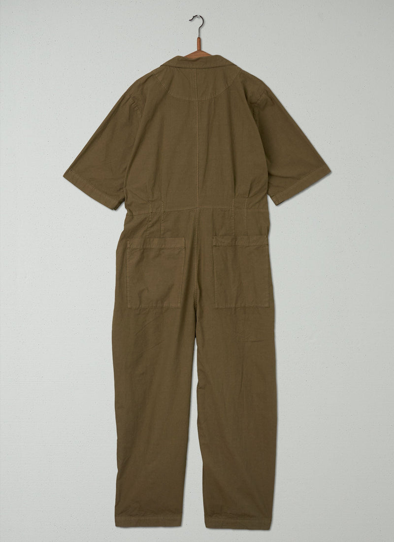 Reworn Cotton Linen Jumpsuit Size 18 (270) | Montella